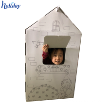 High Quality Cheap Price Custom Cardboard Cat Dog Play House,Cat Paper House,Cardboard Paper Toy House